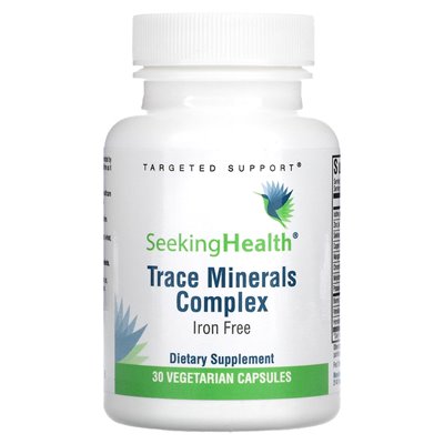 Seeking Health, eisenfreier Spurenelementkomplex, 30 vegetarische Kapseln