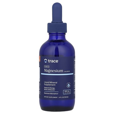 Trace, ionisches Magnesiumchlorid, 400 mg, 4 fl Oz (118 ml)
