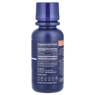 Ślad, ciekłego glicynianu magnezu, linia cytrynowa, 8 Fl Oz (237 ml)
