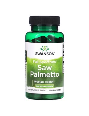 Swanson, Sägepalme, 540 mg, 100 Kapseln
