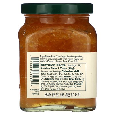 Stonewall Kitchen, Bellini-Marmelade, 12,5 oz (354 g)