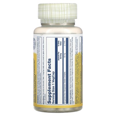 Solaray, Mangan, Advanced Chelate Complex, 50 mg, 100 Gemüse