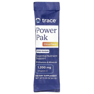 Ślad, Power Pak, zero cukru, cytrusy, 30 pakietów, 0,22 uncji (6,1 g)