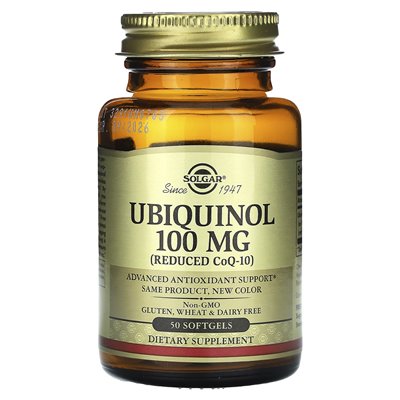 Solgar, Ubiquinol (Reduced COQ10), 50 Soft