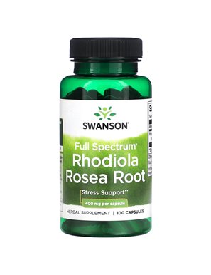 Swanson, Pełny Spektrum Rhodiola Rosea Root, 400 mg, 100 kapsułek Swanson, Pełny Spektrum Rhodiola Rosea Root, 400 mg, 100 kapsułek
