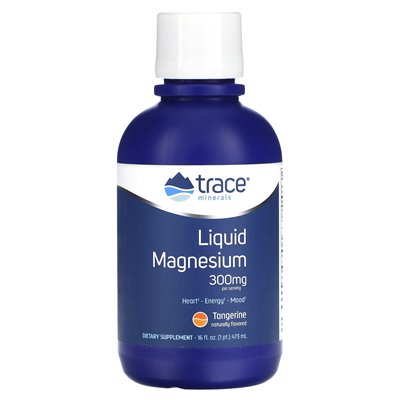 Trace, flüssiges Magnesium, Mandarine, 300 mg, 16 Oz (473 ml)