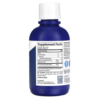 Trace, flüssiges Magnesium, Mandarine, 300 mg, 16 Oz (473 ml)