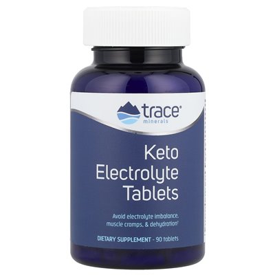 Trace Minerals®, Keto Elektrolity Tabletek, 90 Tabletek Trace Minerals®, Keto Elektrolity Tabletek, 90 Tabletek