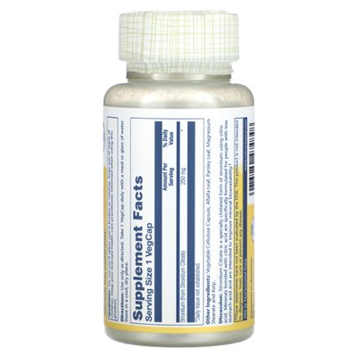 Solaray, budynian stront, 250 mg, 60 warzyw Vegcaps