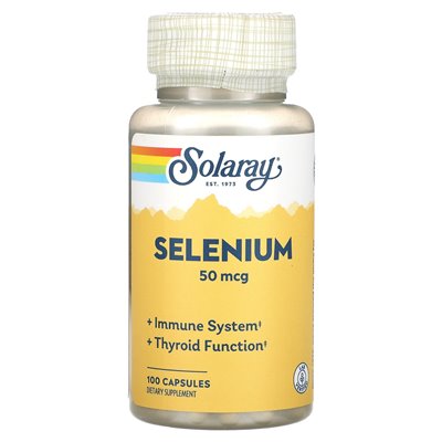 Solaray, selen, 50 mcg, 100 kapsułek Solaray, selen, 50 mcg, 100 kapsułek