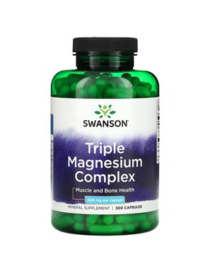 Swanson, Dreifach-Magnesiumkomplex, 400 mg, 300 Kapseln