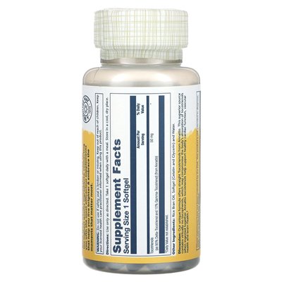 Solaray, Vitamin E Tocotrienole, 50 mg, 60 Softgels