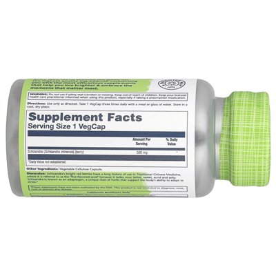 Solaray, True Herbs, Schizandra, 580 mg, 100 vegetarische Kapseln