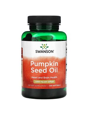 Swanson, Oliwa z Dyni, 1,000 mg, 100 Softgeli Swanson, Oliwa z Dyni, 1,000 mg, 100 Softgeli