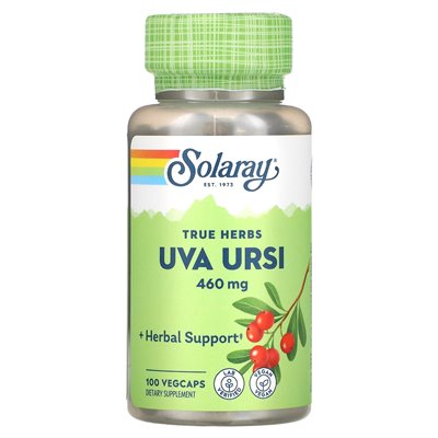 Solaray, Uva Ursi, 460 mg, 100 Vegcaps