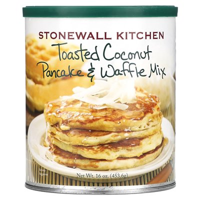 Stonewall Kitchen, Geröstete Kokosnuss-Pfannkuchen- und Waffelmischung, 16 Unzen (453,6 g) Stonewall Kitchen, Geröstete Kokosnuss-Pfannkuchen- und Waffelmischung, 16 Unzen (453,6 g)