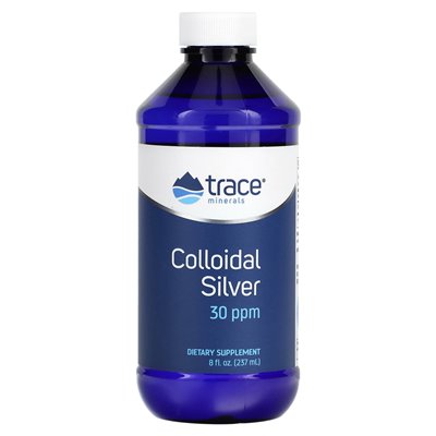 Ślad, srebro koloidalne, 30 ppm, 8 fl oz (237 ml)