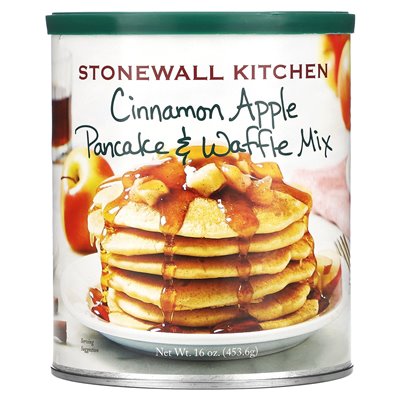 Stonewall Kitchen, Cinnamon Apple Pancake & Waffle Mix, 16 uncji (453,6 g) Stonewall Kitchen, Cinnamon Apple Pancake & Waffle Mix, 16 uncji (453,6 g)