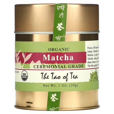 Tao herbaty, ekologiczna matcha, klasa ceremonialna, 1 uncja (30 g)