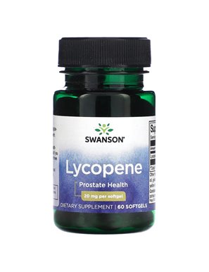 Swanson, lycopene, 20 mg, 60 Softgels