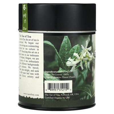 Tao Tea, Organic Scented Green Tea, Jasmine, 3.5 oz (100 g)