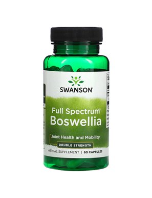 Swanson, Vollspektrum-Boswellia, doppelte Stärke, 60 Kapseln Swanson, Vollspektrum-Boswellia, doppelte Stärke, 60 Kapseln