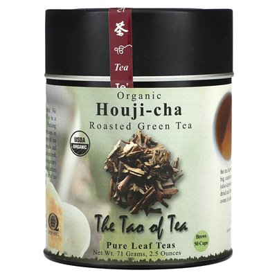 Tao herbaty, organiczna pieczona zielona herbata, Houji-cha, 2,5 uncji (71 g) Tao herbaty, organiczna pieczona zielona herbata, Houji-cha, 2,5 uncji (71 g)
