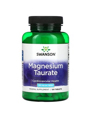 Swanson, Magnesiumtaurat, 100 mg, 120 Tabletten Swanson, Magnesiumtaurat, 100 mg, 120 Tabletten