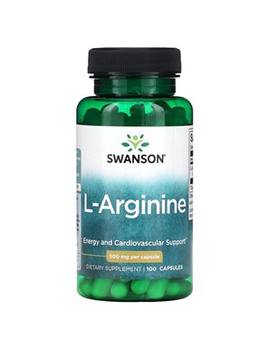 Swanson, L-Arginin, 500 mg, 100 Kapseln Swanson, L-Arginin, 500 mg, 100 Kapseln