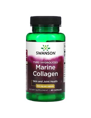 Swanson, Kollagen Morski, 400 mg, 60 Kapsułek Swanson, Kollagen Morski, 400 mg, 60 Kapsułek