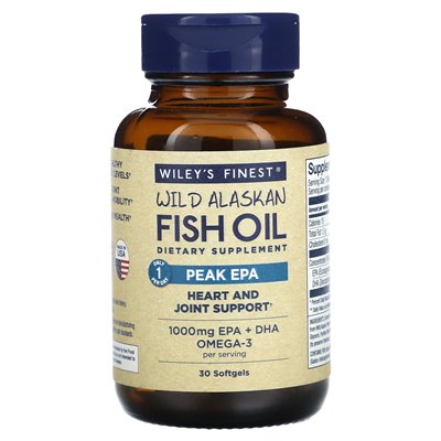 Bestes wildes Fischöl aus Alaska, EPA Peak, 30 Weichkapseln