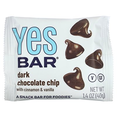 Tak, bar, bar z przekąskami, ciemna czekolada, 6 barów, 1,4 uncji (40 g) każdy