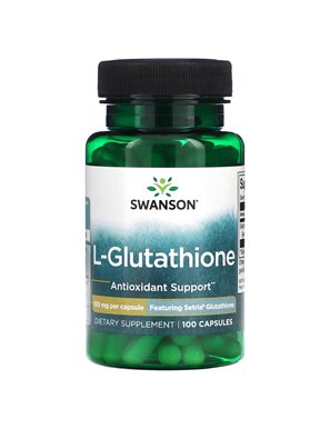 Swanson, L-Glutathione, 100mg, 100capsules Swanson, L-Glutathione, 100mg, 100capsules
