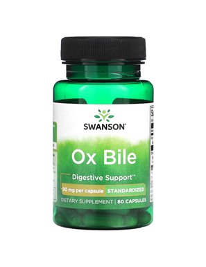 Swanson, Schweinegalle, 90 mg, 60 Kapseln Swanson, Schweinegalle, 90 mg, 60 Kapseln
