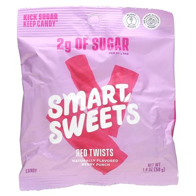 Smartsweets, Red Twists, Beerenpunsch, 1,8 oz (50 g)