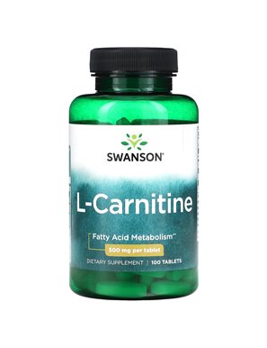 Swanson, L-Carnitine, 500mg, 100 Tablets