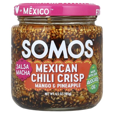 Somos, Salsa Macha, Mexikanischer Chili Crisp, Mango und Ananas, Medium, 6,5 oz (185 g)