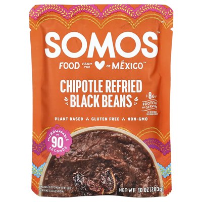 Somos, Chipotle Drawn Black Beans, Medium, 10 oz (283 g) Somos, Chipotle Drawn Black Beans, Medium, 10 oz (283 g)