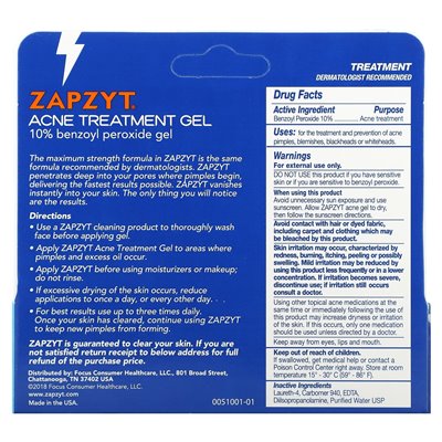 Zapzyt, żel trądziku, 1 uncja (28,35 g)