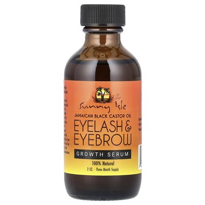 Sunny Island Jamaican Black Castor Oil Eyelash & Brow Growth Serum 2oz