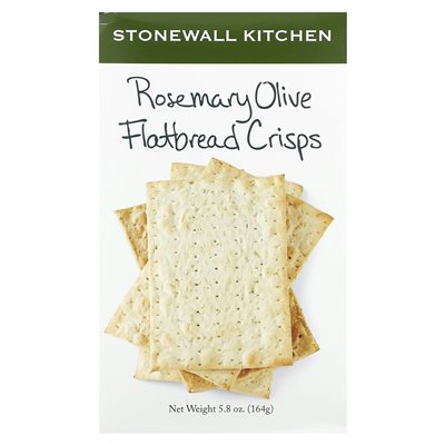 Stonewall Kitchen, Rosemary Olive Flatbread Crisps, 5,8 uncji (164 g)
