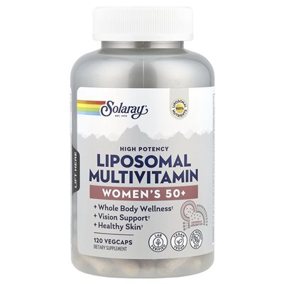 Solaray, Women Women's 50+ liposomalna multiwitamina, 120 Vegcaps