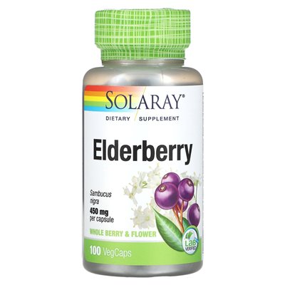 Solaray, Erom Bronberry, 450 mg, 100 Vegcaps Solaray, Erom Bronberry, 450 mg, 100 Vegcaps