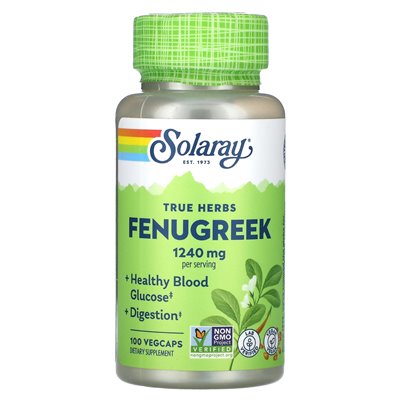 Solaray, prawdziwe zioła, kozieradka, 1240 mg, 100 Vegcaps (620 mg na kapsułkę) Solaray, prawdziwe zioła, kozieradka, 1240 mg, 100 Vegcaps (620 mg na kapsułkę)