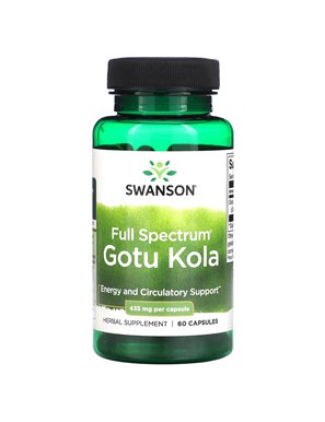 Swanson, Full Spectrum Gotu Kola, 435mg, 60 Capsules Swanson, Full Spectrum Gotu Kola, 435mg, 60 Capsules