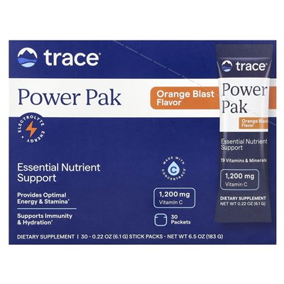Ślad, Power Pak, Orange Blast, 30 pakietów, 0,22 uncji (6,1 g)