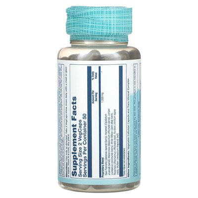 Solaray, mieszanka włosów SP-38, 100 Vegcaps