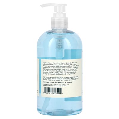 Kuchnia Stonewall, mydło rąk, bryza przybrzeżna, 16,9 fl oz (500 ml) Kuchnia Stonewall, mydło rąk, bryza przybrzeżna, 16,9 fl oz (500 ml)
