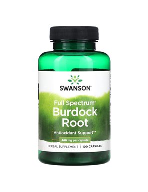 Swanson, Full Spectrum Burdock, 460mg, 100 Capsules Swanson, Full Spectrum Burdock, 460mg, 100 Capsules