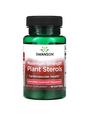 Swanson, Pflanzensterole, maximale Stärke, 60 Weichkapseln Swanson, Pflanzensterole, maximale Stärke, 60 Weichkapseln